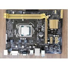 Материнская плата ASUS H81M-K +заглушка