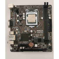 Материнская плата ASRock H81M-VG4 +i3-4160