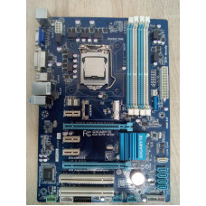 Материнская  плата GIGABYTE GA-B75-D3V+ заглушка